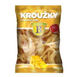 Kroužky s příchutí sýru 50 g